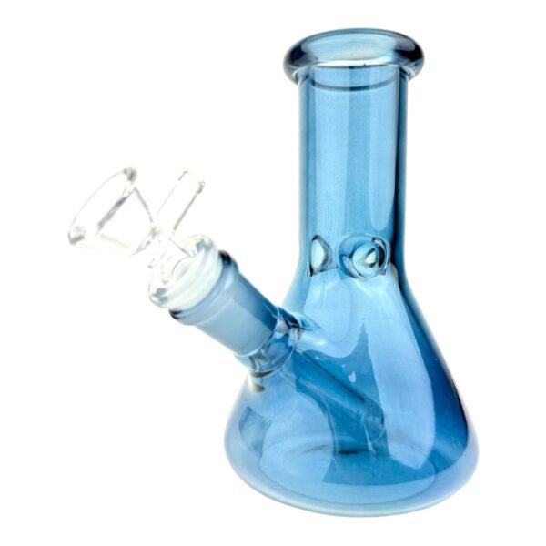 6" Mini Color Glass Beaker Water Pipe - Image 6