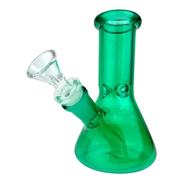 6" Mini Color Glass Beaker Water Pipe - Image 2