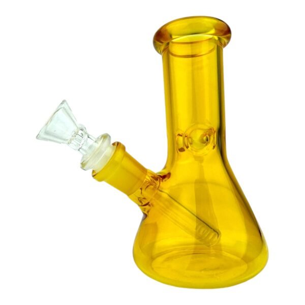 6" Mini Color Glass Beaker Water Pipe - Image 4