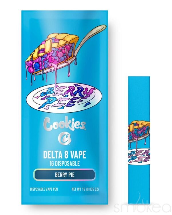 Cookies 1g Delta 8 Disposable Vape w/ Live Terpenes - Berry Pie